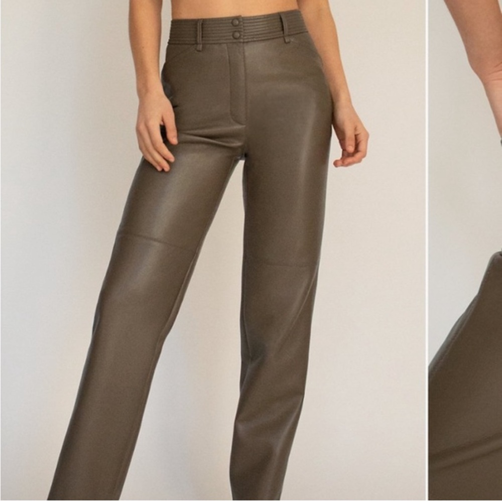 Aritzia Wilfred Funk Vegan Leather Pant